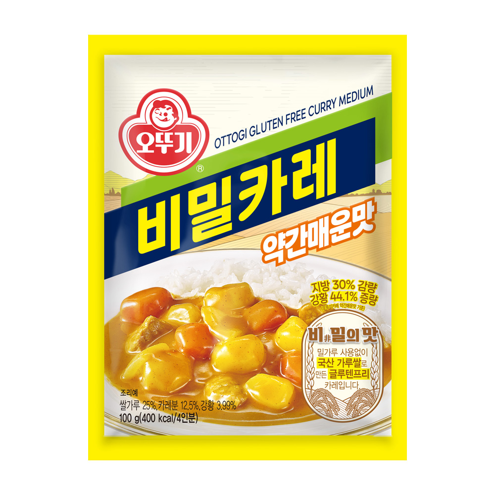 오뚜기 비밀카레 약간매운맛 100g - 상품 이미지