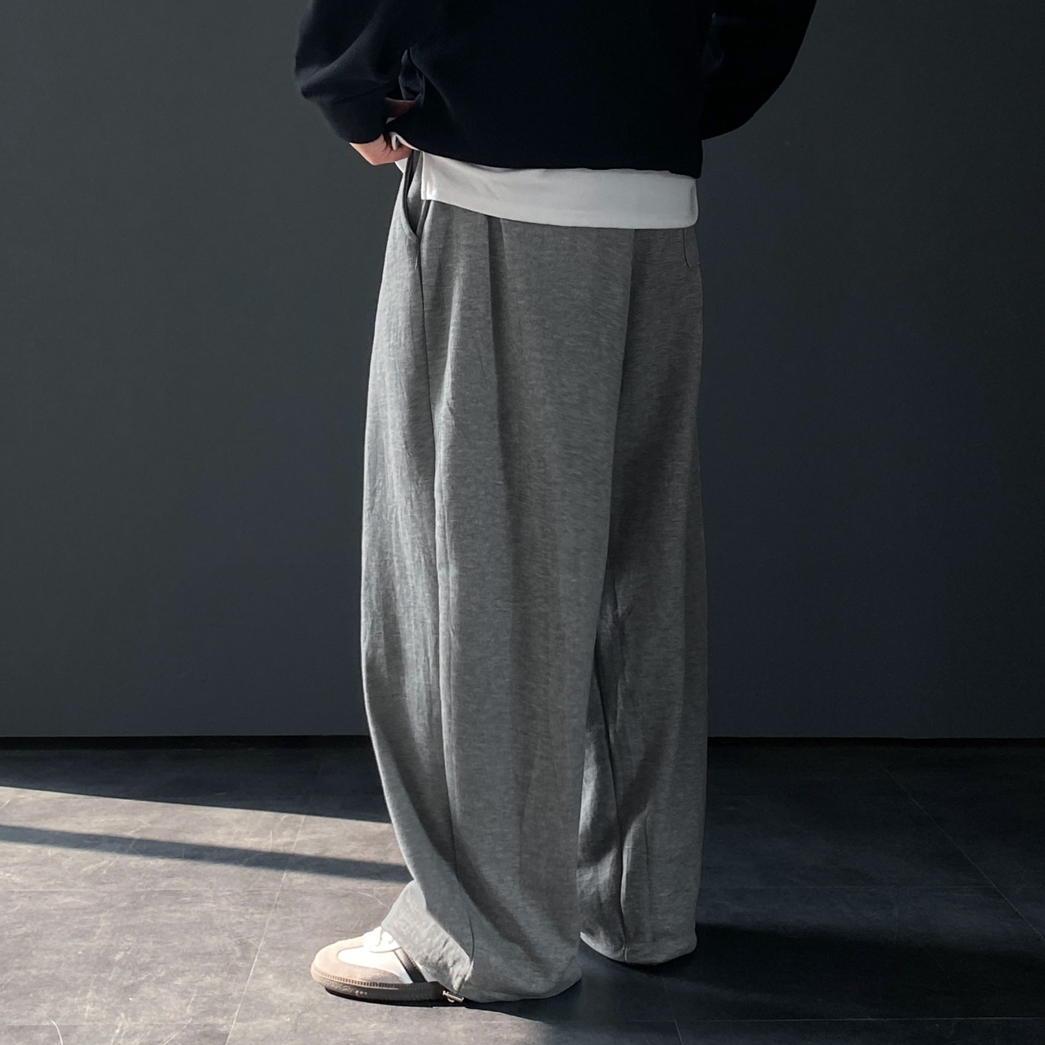 스웻팬츠 벌룬팬츠 남자와이드팬츠 - 상세 이미지 3