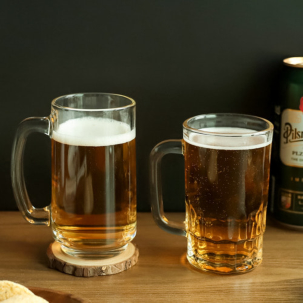 손잡이 생맥주잔 소맥잔 유리컵 홈카페 글라스 집들이선물