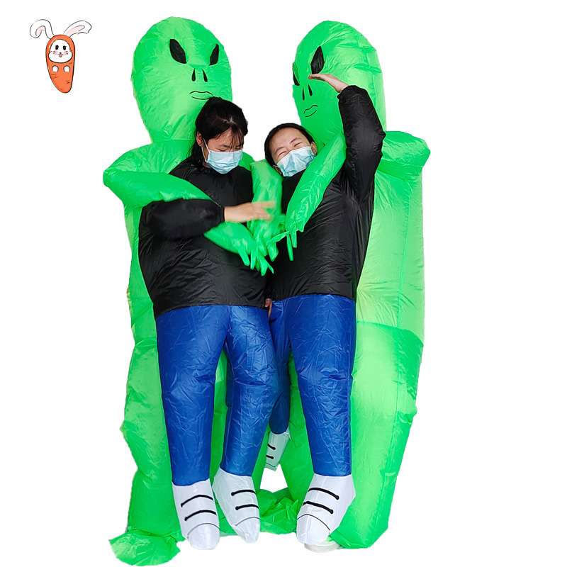 할로윈 외계인 에어슈트 인형탈 코스프레의상 풍선옷 졸업사진컨셉 - 상품 이미지