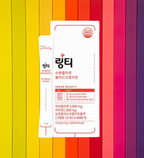 링티 수분 콜라겐 블러드오렌지맛 10포X1개 - 상세 이미지 2