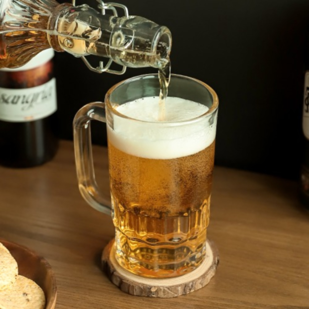손잡이 생맥주잔 소맥잔 유리컵 홈카페 글라스 집들이선물