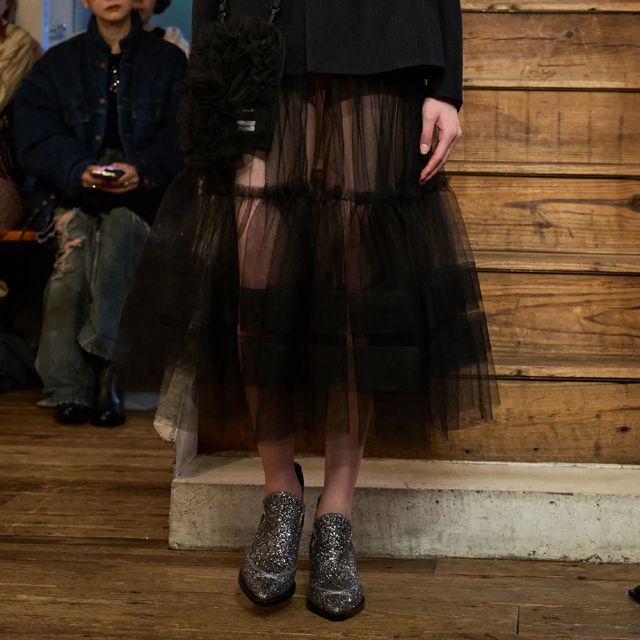 치카키사다 Chika Kisada Tulle skirt 튤 스커트 CS-24225 블랙 - 상세 이미지 4