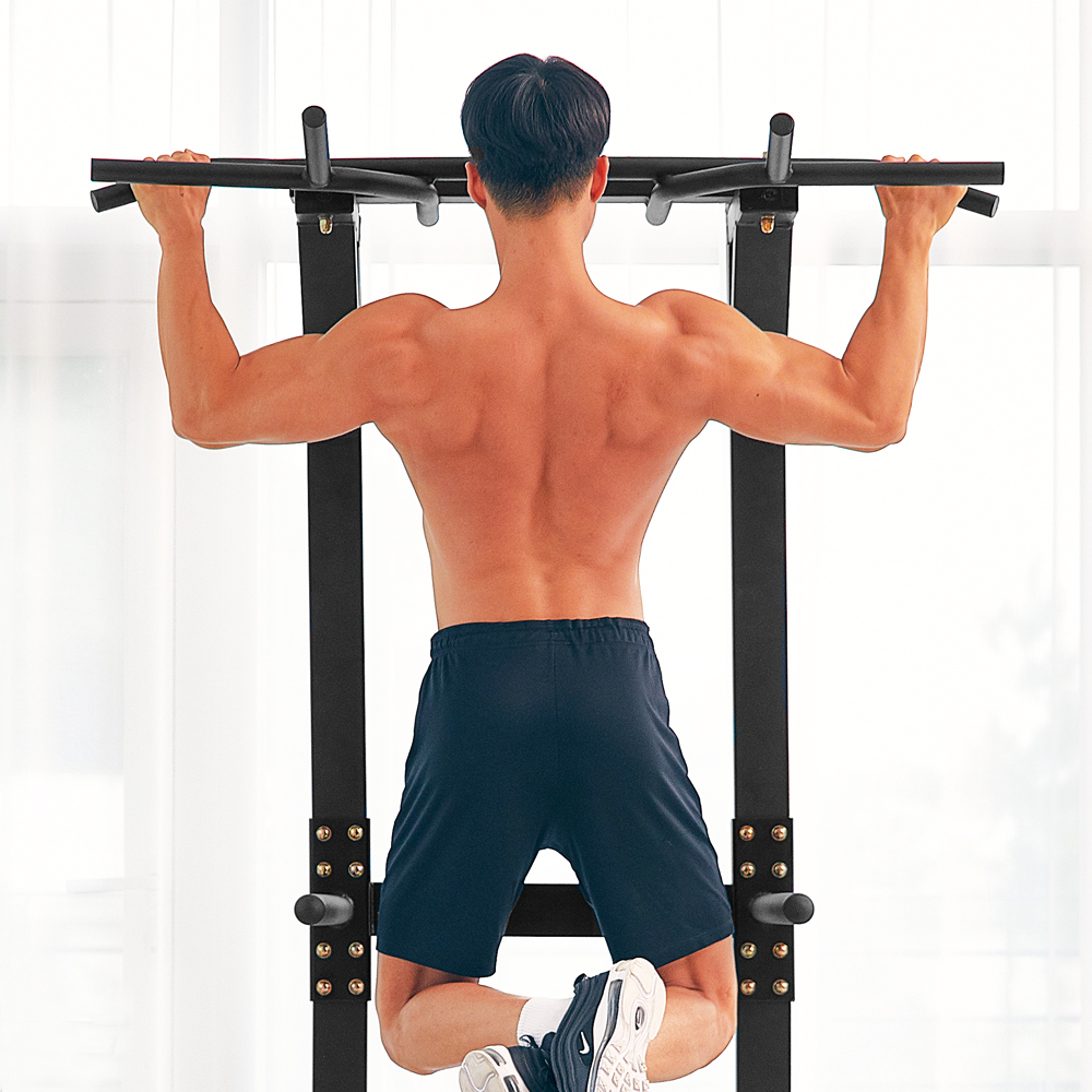 멜킨 치닝디핑 젠틀마스터 가정용 철봉 실내 턱걸이 운동 헬스 기구 홈트 딥스 친업 머신