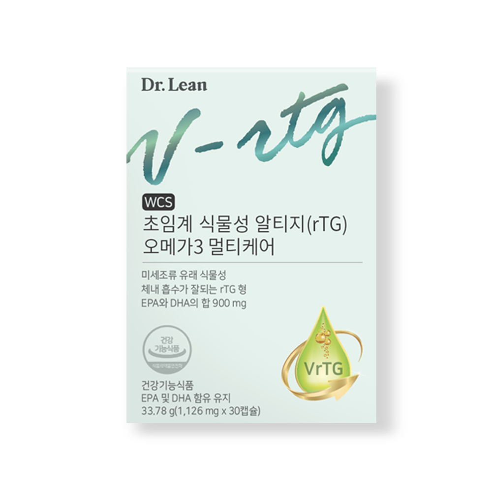[6개월] 닥터린 초임계 식물성 알티지(rTG) 오메가3 멀티케어 30캡슐, 6개 - 상세 이미지 2