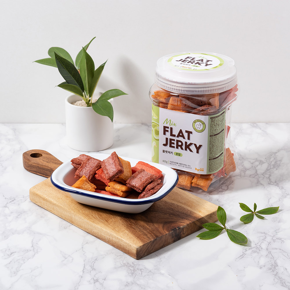 비그리 플랫져키 강아지 반려견 간식 덴탈 치석제거껌 혼합, 400g, 3개 이미지 2