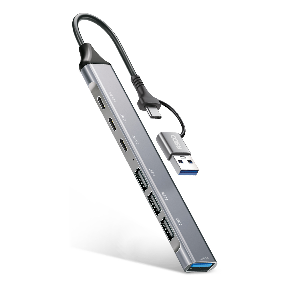 COSY 로키 듀얼 커넥트(C+A) 7포트 USB 허브(USB 3.0, USB 2.0) UH2257CA 이미지 6