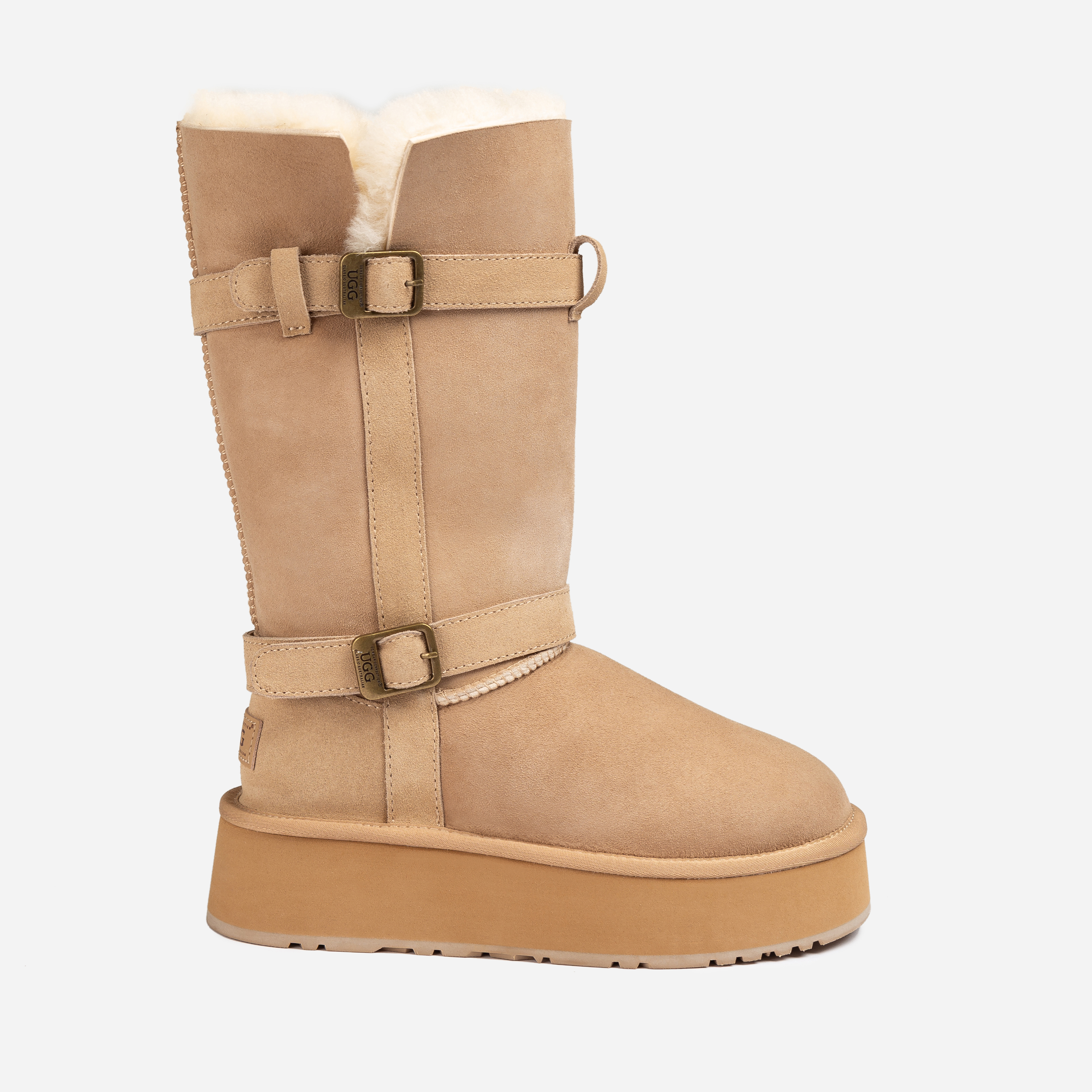 호주 오즈웨어 클래식 플랫폼 버클 롱 어그 부츠 OB847