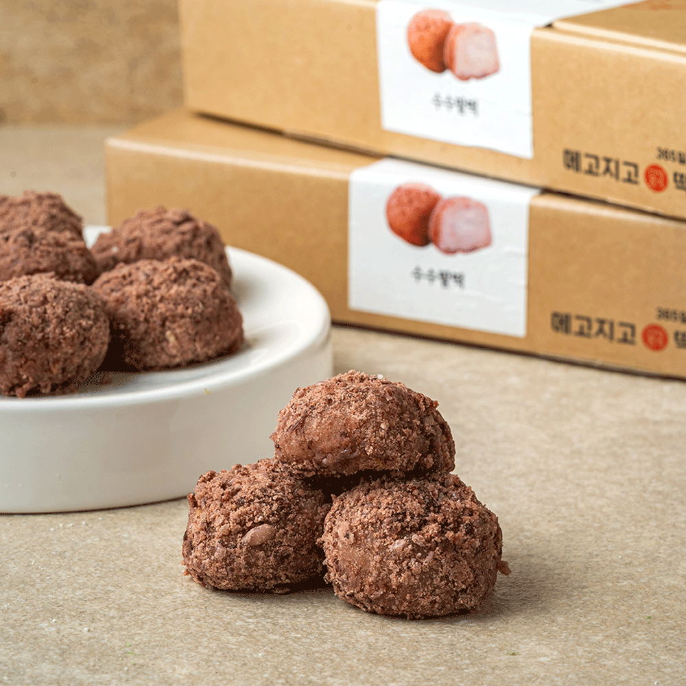 수수팥떡 1상자 24알 480g 생일 수수떡 수수경단 - 상세 이미지 4