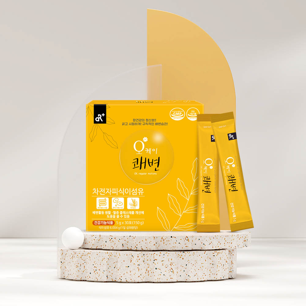 3+1행사 총120포(4박스) 오케이 쾌변 차전자피 식이섬유 30포, 4개 이미지 2