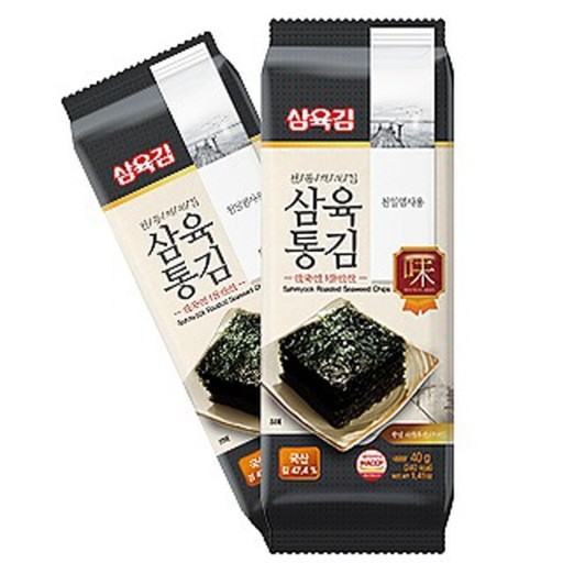 삼육김 통김 40g 1박스 24개 대용량 식탁 가정용 업소용 식당식자재용 도매가