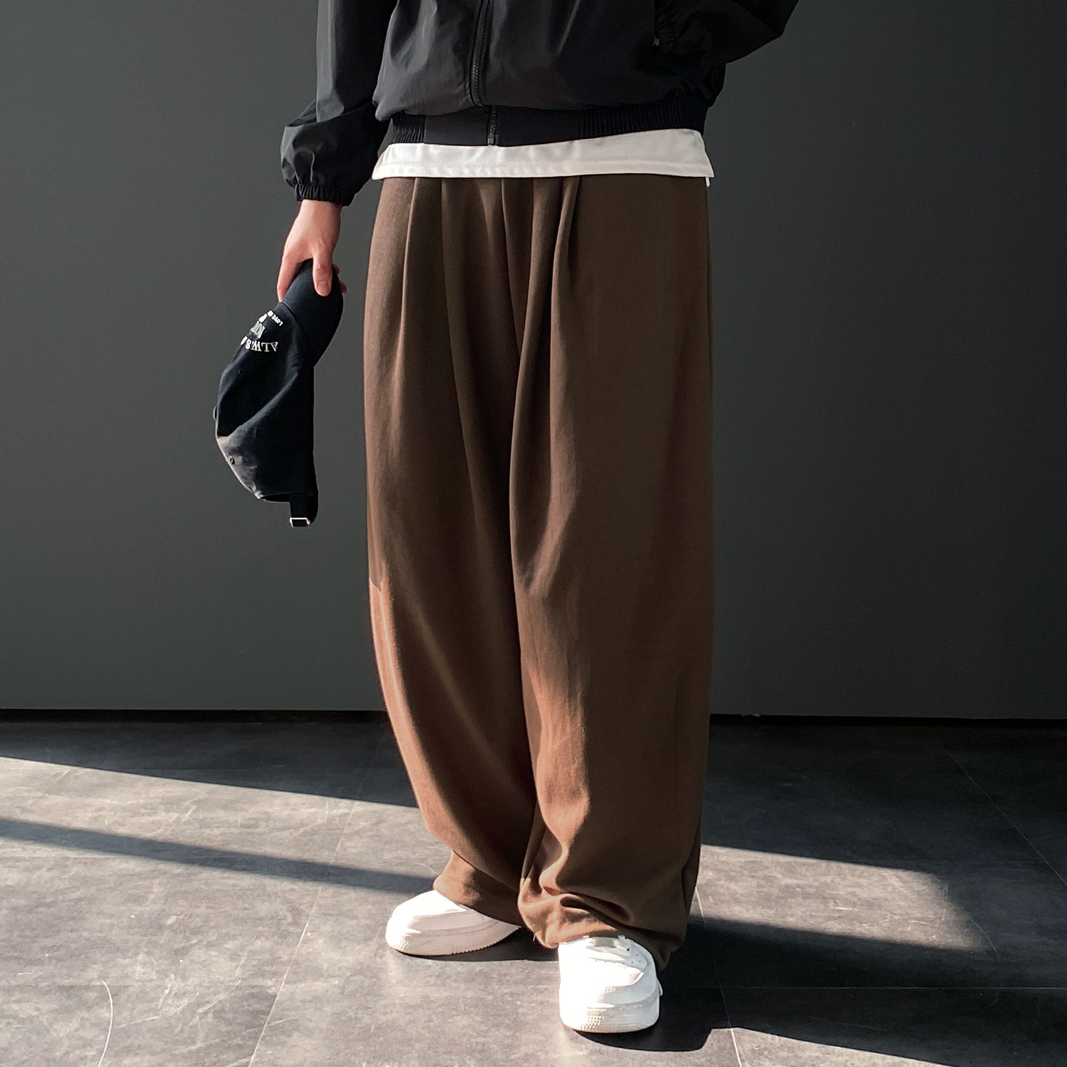 스웻팬츠 벌룬팬츠 남자와이드팬츠 - 상세 이미지 5