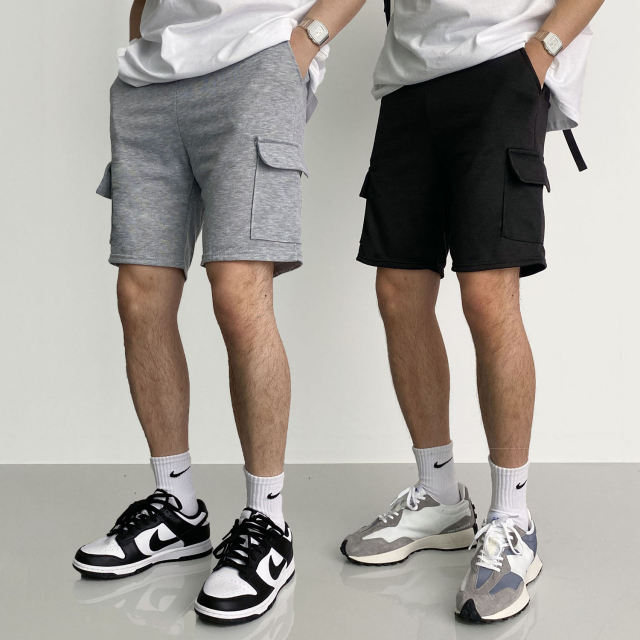 1+1 쮸리 카고반바지 - 상품 이미지