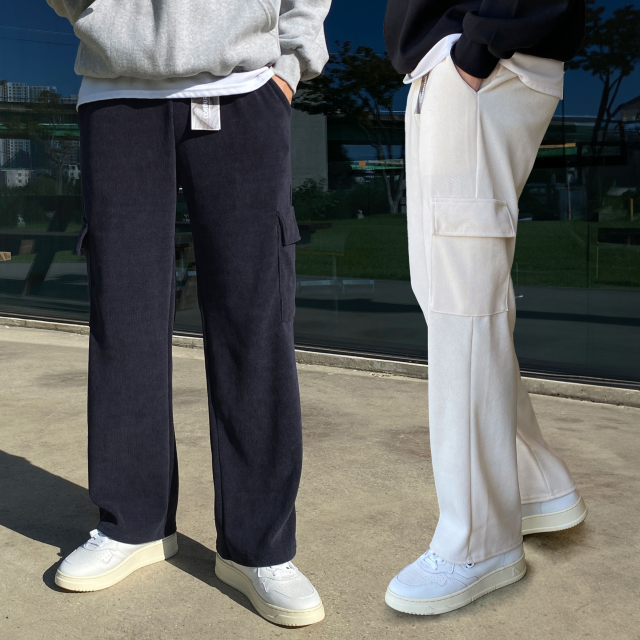 1+1 남자코듀로이팬츠 남자카고바지 - 상품 이미지