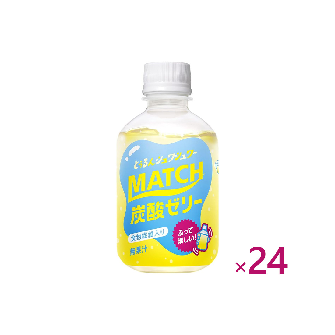 매치 흔들어 마시는 탄산 젤리 음료 260g 24개세트 일본직구