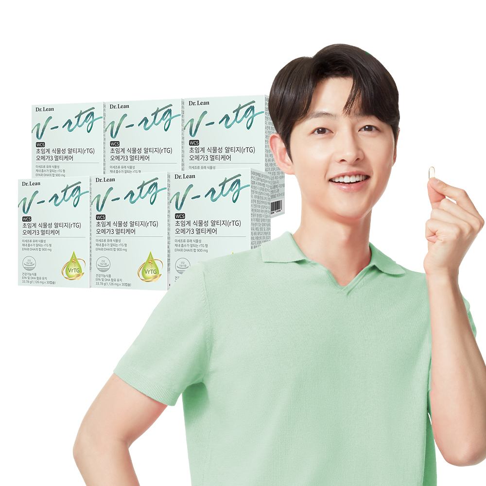 [6개월] 닥터린 초임계 식물성 알티지(rTG) 오메가3 멀티케어 30캡슐, 6개