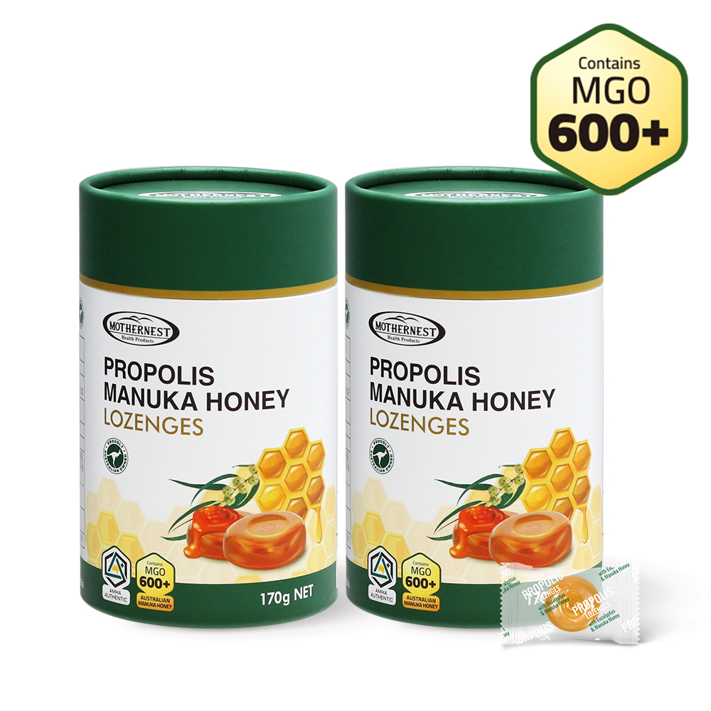마더네스트 호주산 프로폴리스 마누카허니 로젠지스 MGO600+기업선물추천 페퍼민트 선물세트 단체선물추천, 170g, 2개 이미지 6