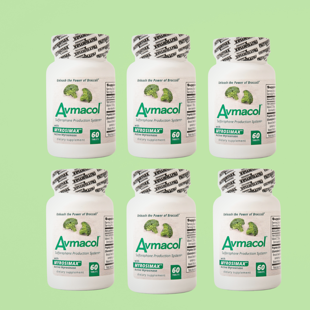 브로콜리새싹 설포라판 아브마콜 Avmacol 60정 6병 세트 - 메인 이미지