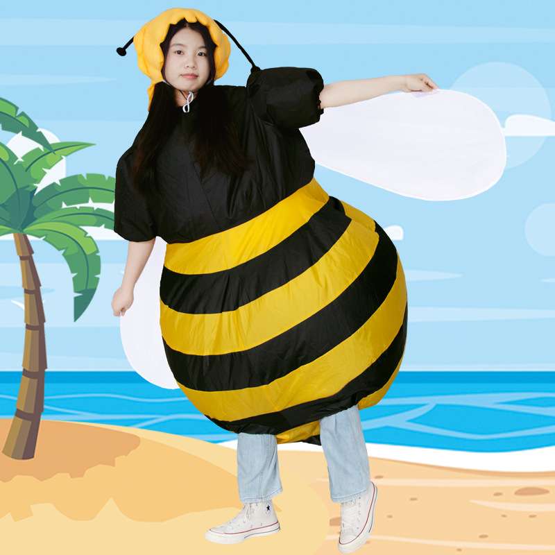 할로윈 꿀벌 어슈트 인형탈 코스프레의상 풍선옷 졸업사진컨셉 - 상세 이미지 3