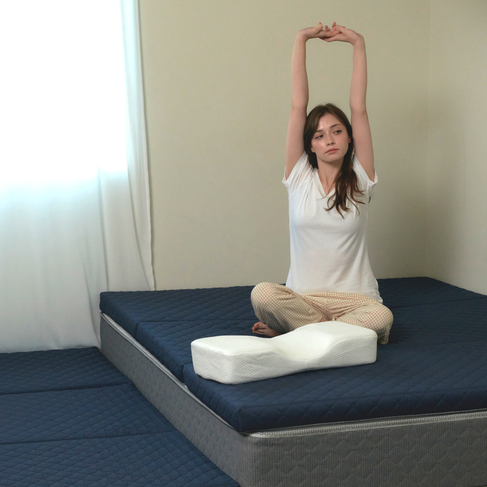 퓨어셀 토퍼 접이식 매트리스 바닥 1인용 멀티싱글 3단접이식 단단한 매트릭스 7cm