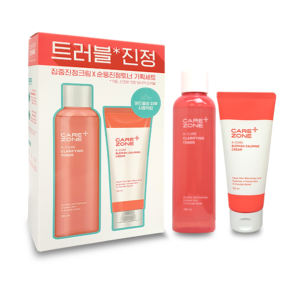 케어존 아큐어 크림 토너 기획세트 : 동화코스메틱