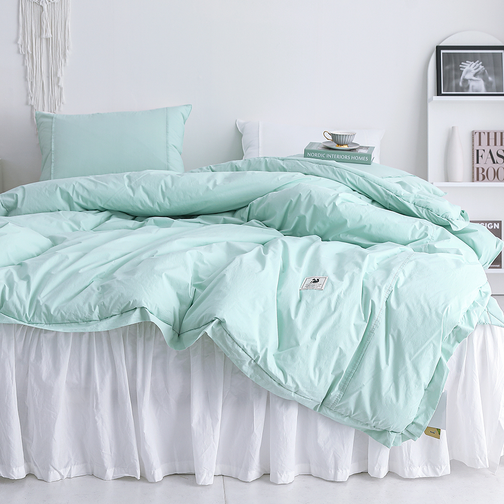 호텔이불 양면 고밀도 사계절이불 슈퍼싱글 퀸 옥수수솜 신혼침구 베이직 차렵