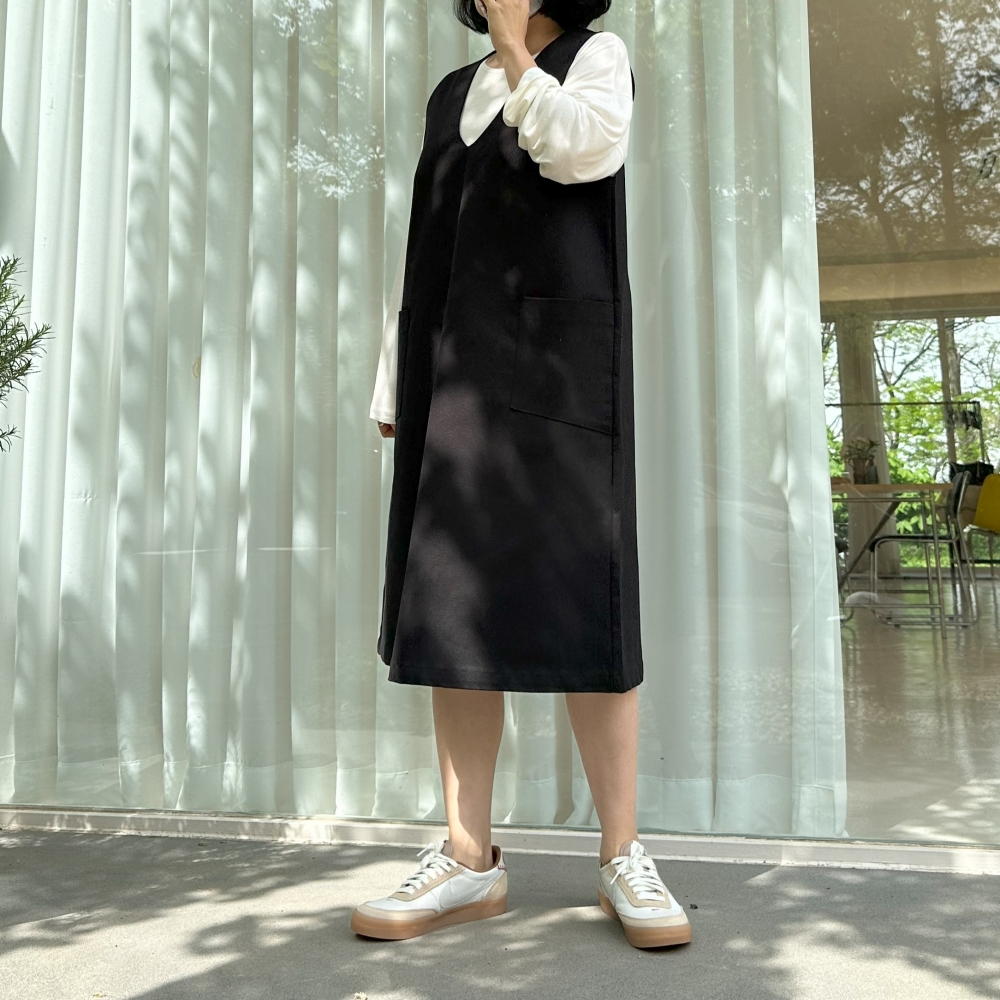 자체제작 빅사이즈 55-88 스판 브이넥 베스트 롱 원피스 뷔스티에 조끼 XL 3XL