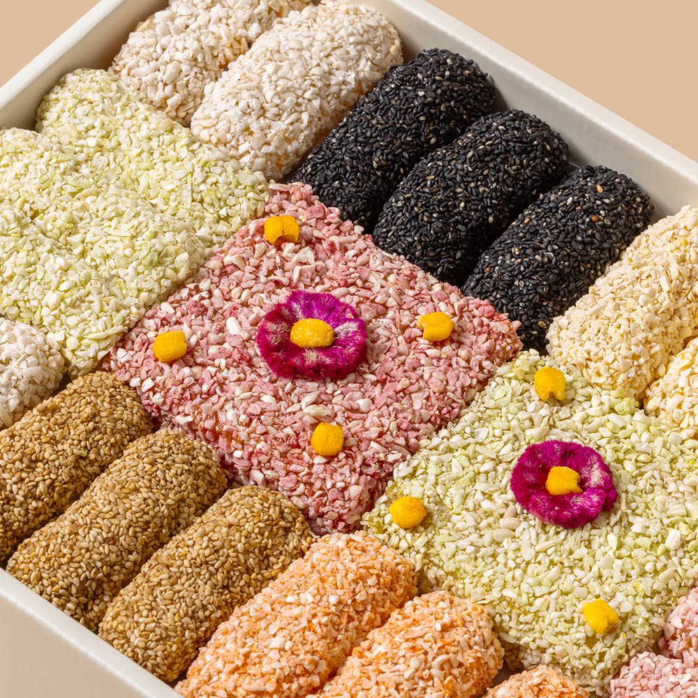 수제 강릉 한과선물세트 개별포장 혼합 경포대의 아침 44개입