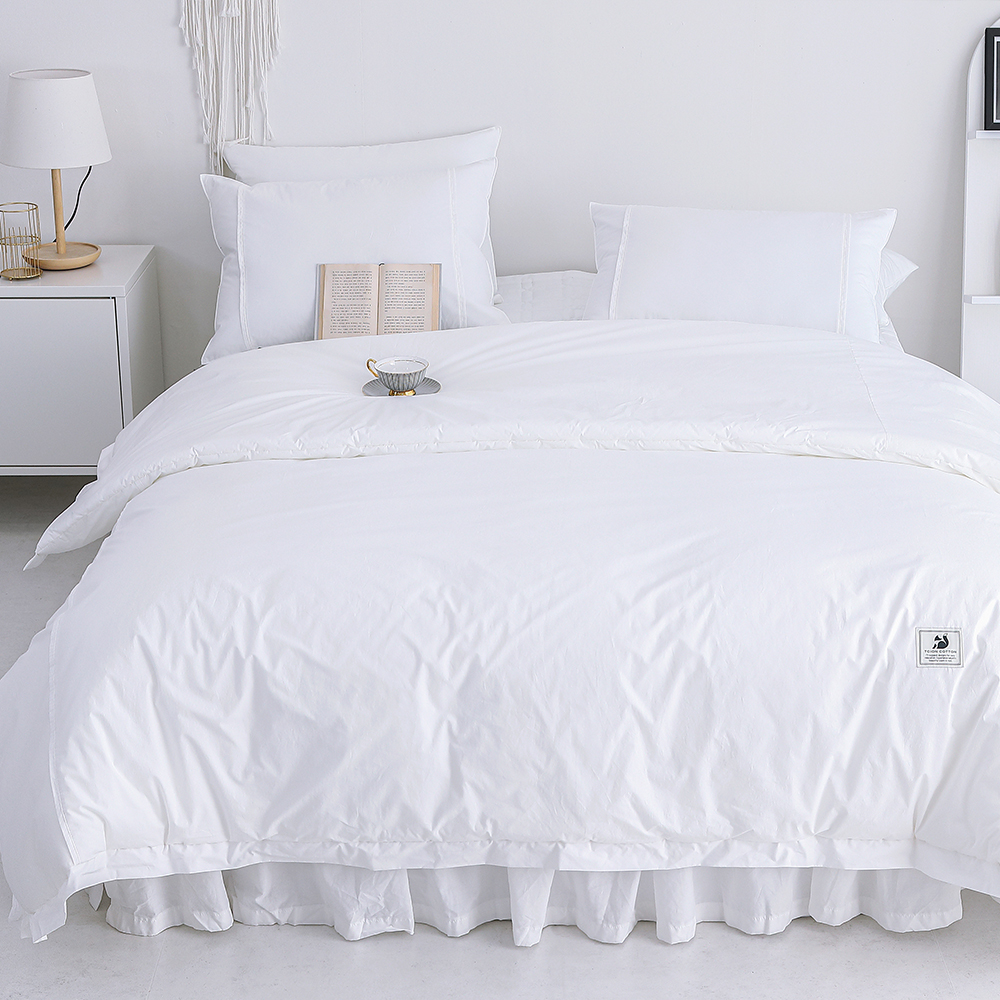 호텔이불 양면 고밀도 사계절이불 슈퍼싱글 퀸 옥수수솜 신혼침구 베이직 차렵