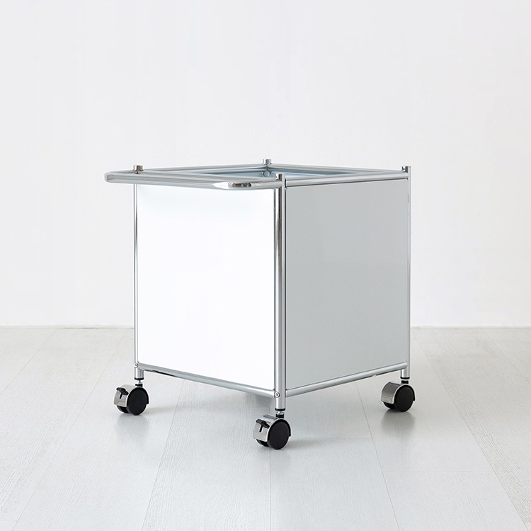 심플리 이동식 수납박스/사이드테이블 BC604 퓨어화이트 6293.1132