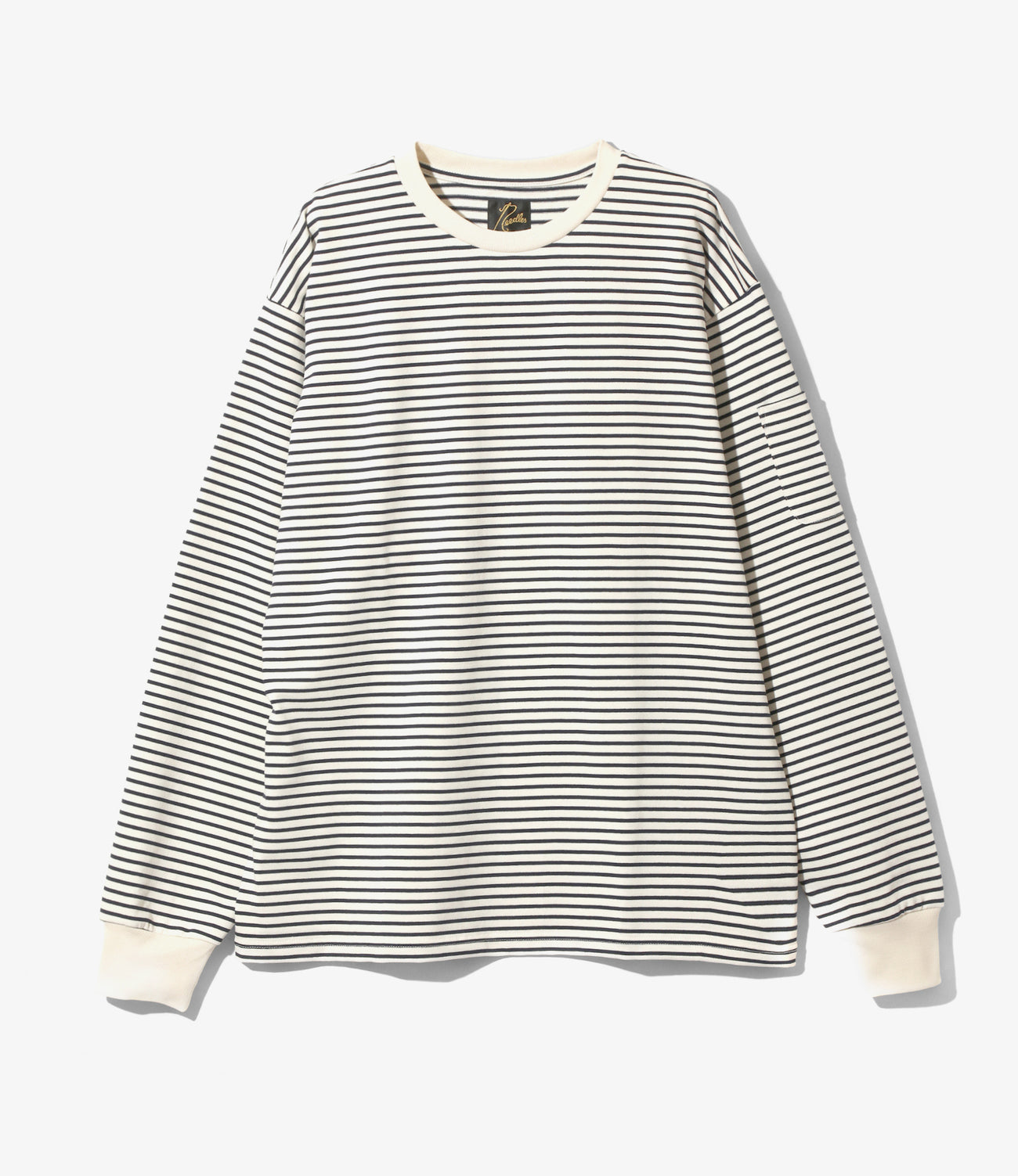 니들스 NEEDLES L/S 크루넥 코튼 ST.저지 긴팔 티셔츠 PU295 3컬러 - 상품 이미지