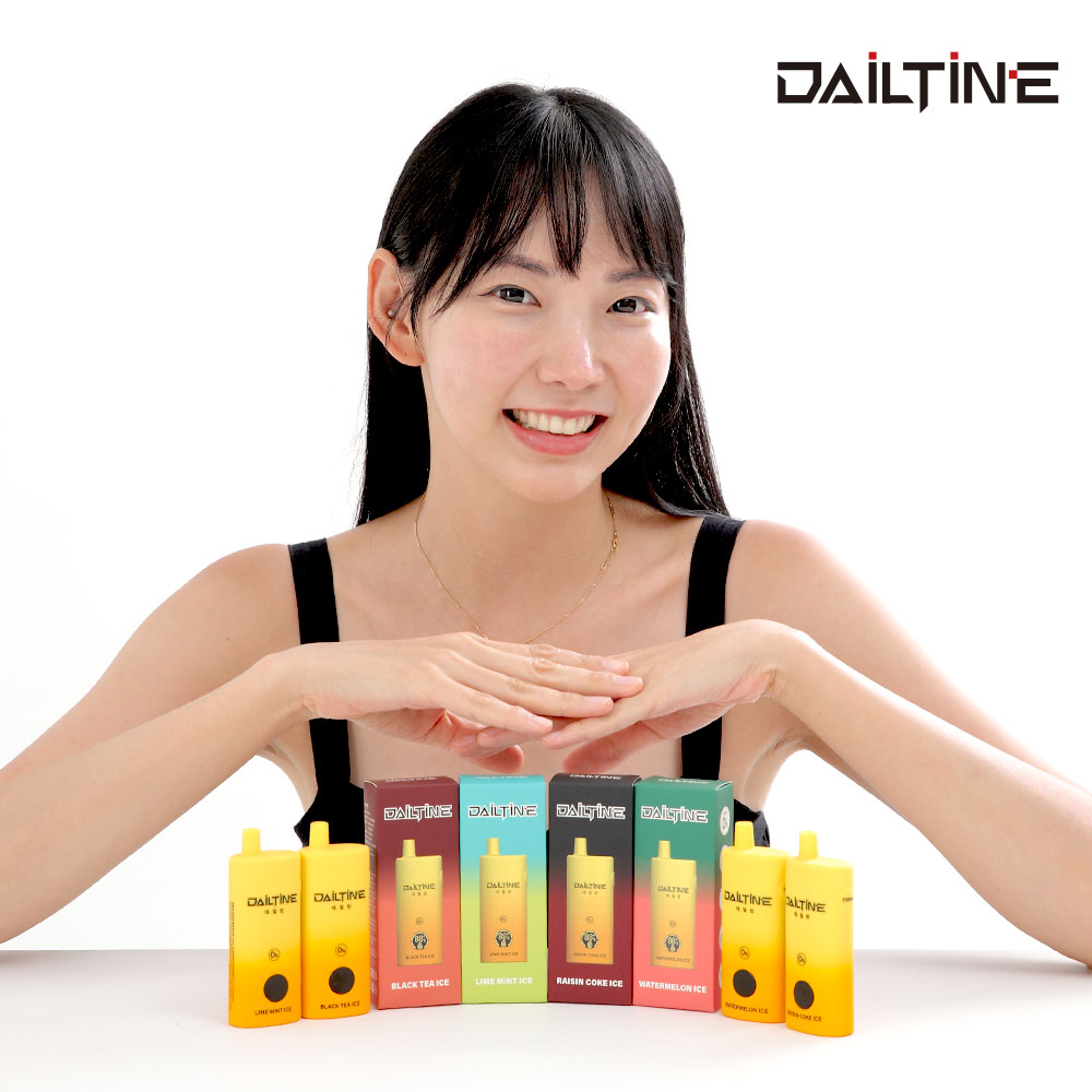 (2+1)데일틴 터보 20ml 대용량 일회용전자담배 무니코틴 편의점, 블랙티 아이스 (홍차아이스) 이미지 6
