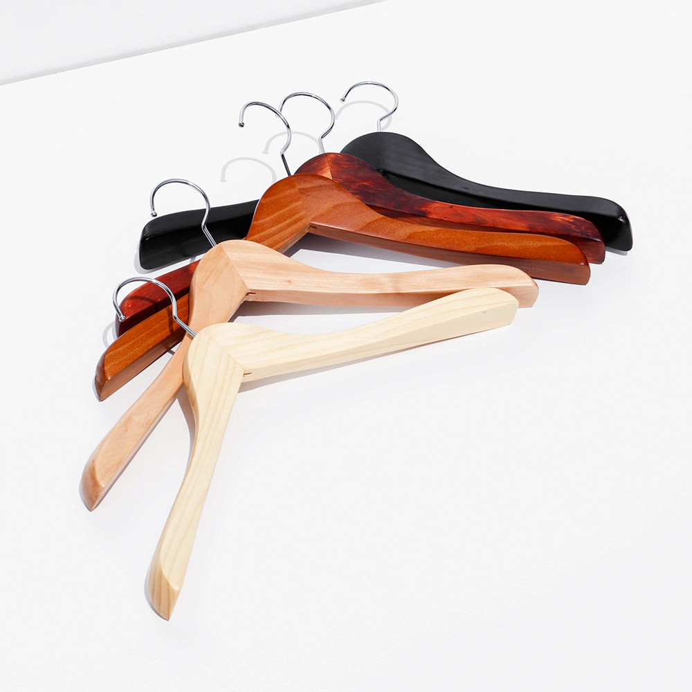 여성 여자 정장 양복옷걸이 우드 나무 원목 고급 옷가게 집게옷걸이
