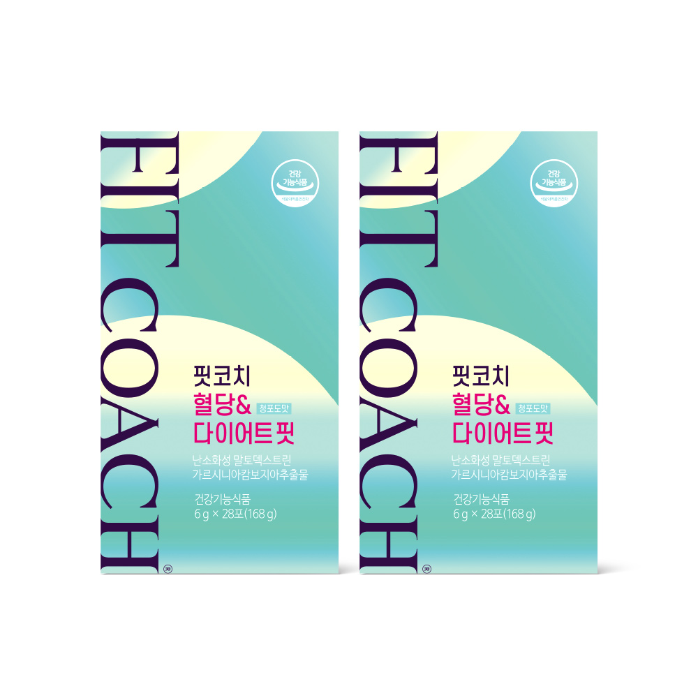 핏코치 혈당&다이어트 핏 청포도맛 28포, 2개