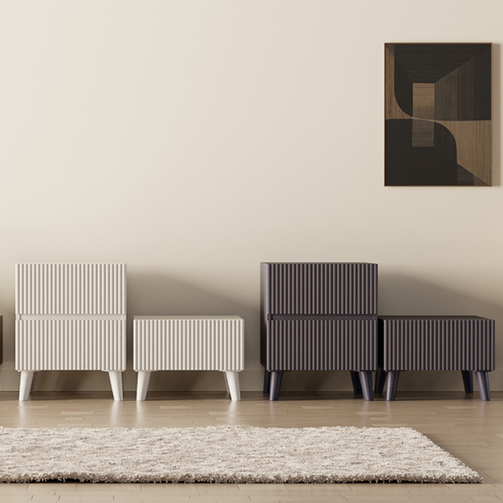 템바보드 협탁 2단 침대 서랍장 미니 서랍 협탁 테이블 선반