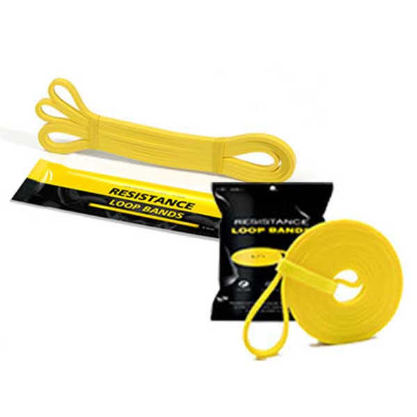 파워 밴드 1단계 옐로우 천연 라텍스 치닝디핑 운동 탄력 루프 풀업 턱걸이 철봉 보조 홈트