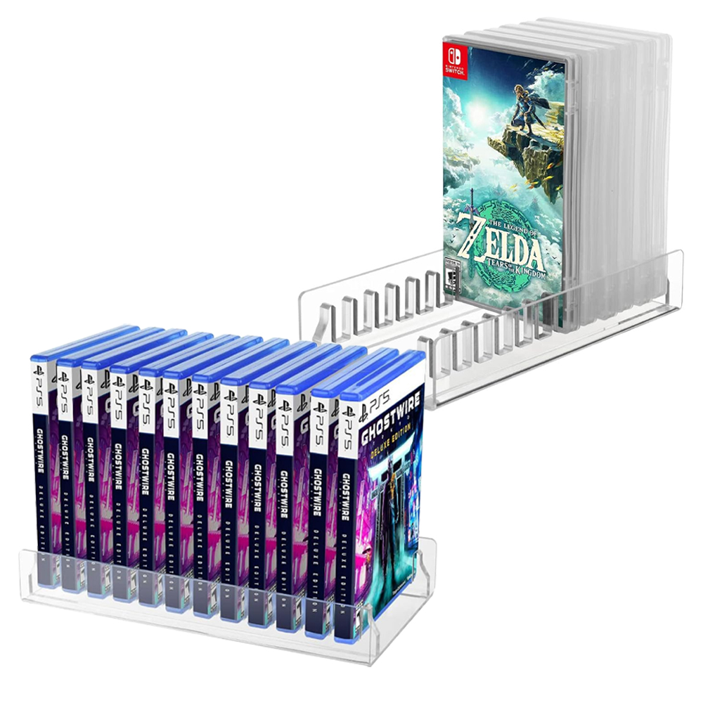 게임타이틀 수납장 보관 아크릴 거치대 PS5 닌텐도스위치 게임칩 팩