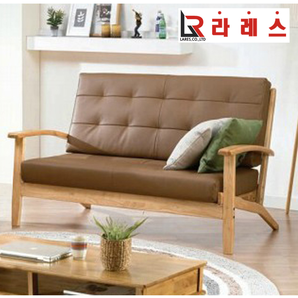 제이 가죽 3인 소파