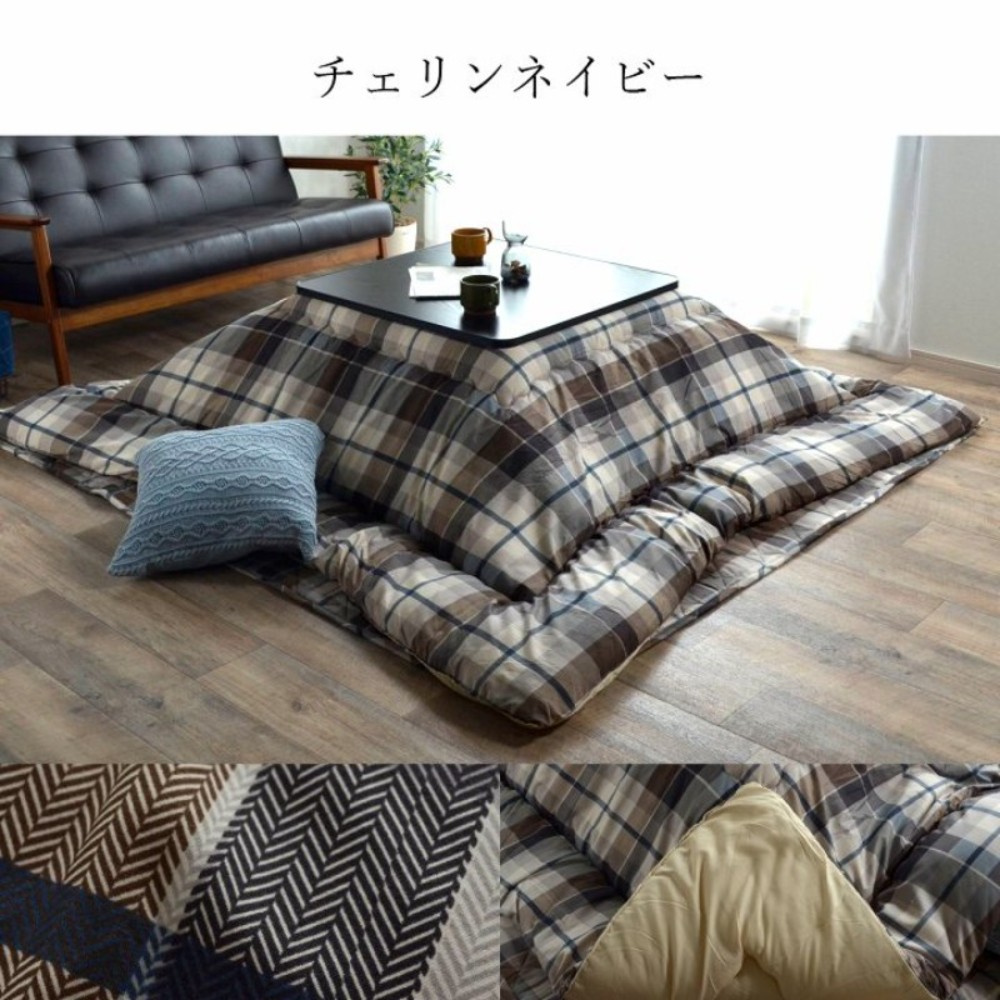 IKEHIKO 일본 코타츠 온열 사각 테이블 + 전용 이불 세트 - 상세 이미지 5