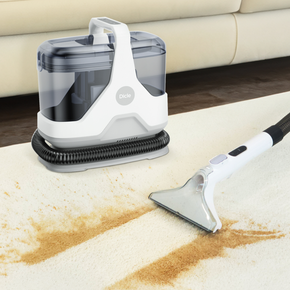 [디클] 원샷클린 습식청소기 패브릭 쇼파 카페트 매트리스 침구 물흡입 청소기 + 헤드 5종 포함