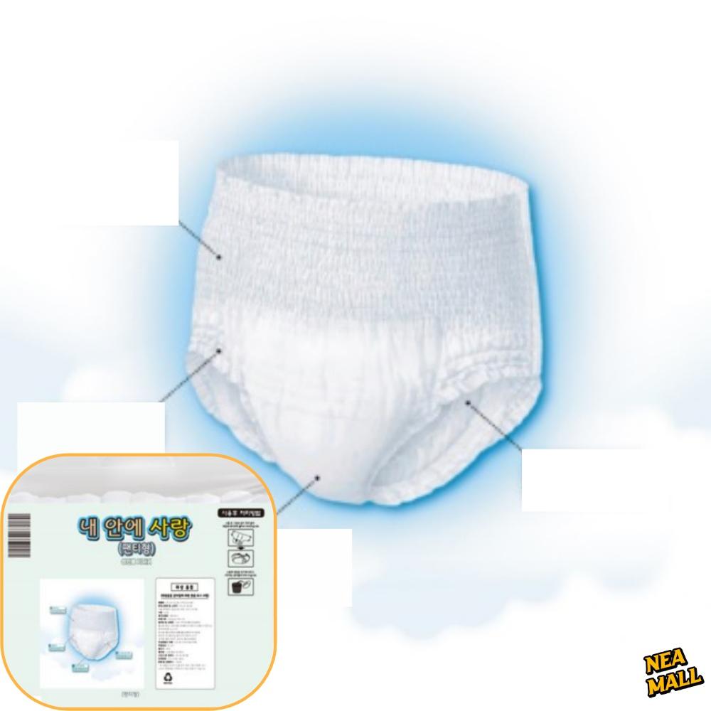 LXL 대형 10개 요실금팬티기저귀 성인팬티형기저귀대형