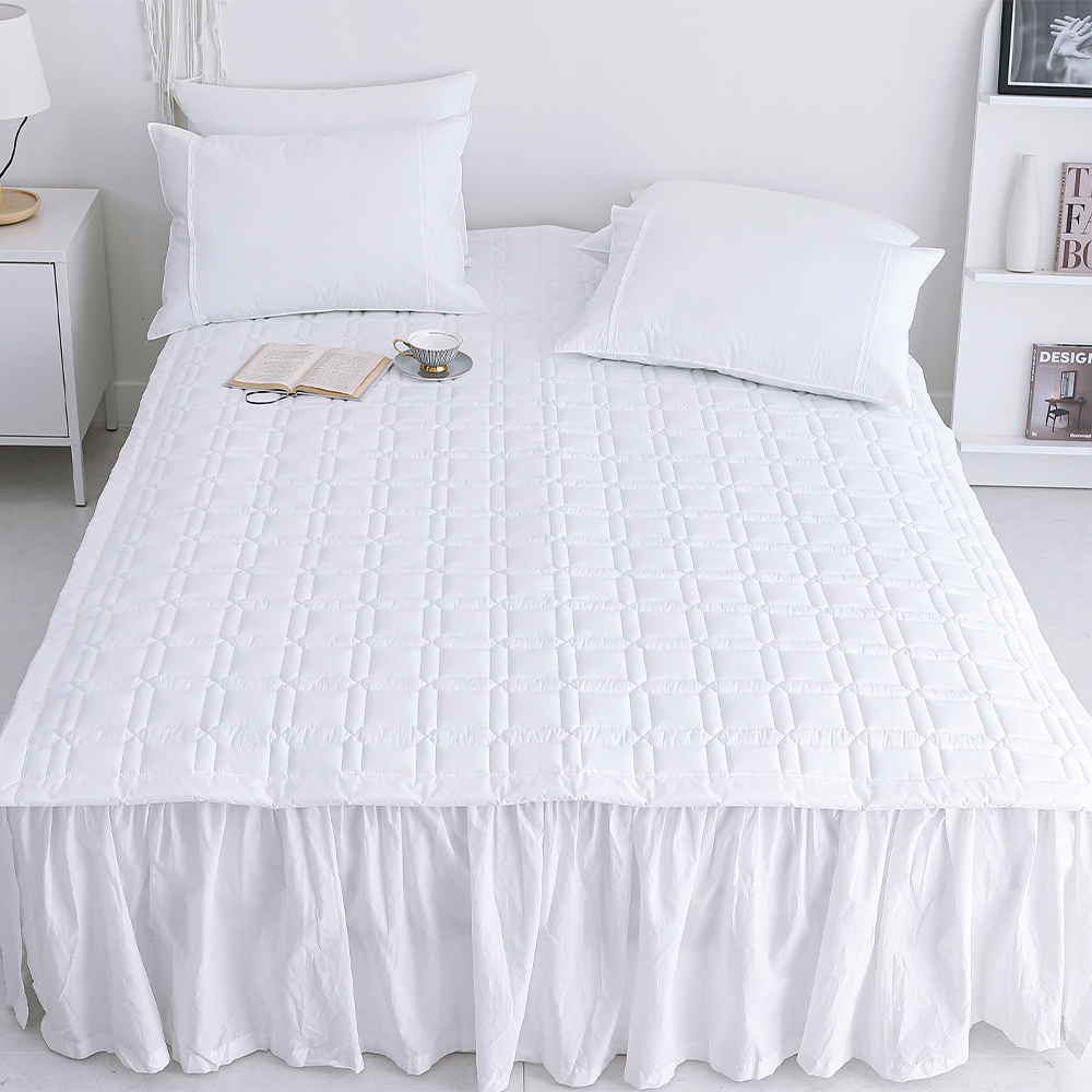 호텔패드 고밀도 논슬립 고정밴드 슈퍼싱글 퀸 라지킹 침대패드