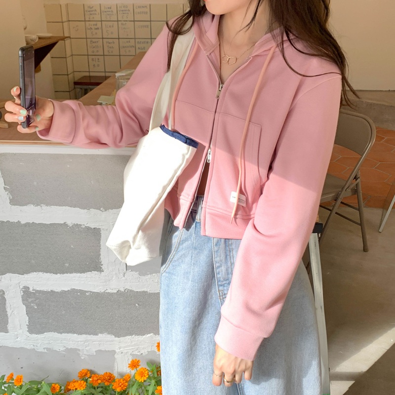 손해보기싫어서 1화 신민아 후드 집업 옐로우 손해영 캐주얼 간절기 의상 옷 패션 - 상세 이미지 5