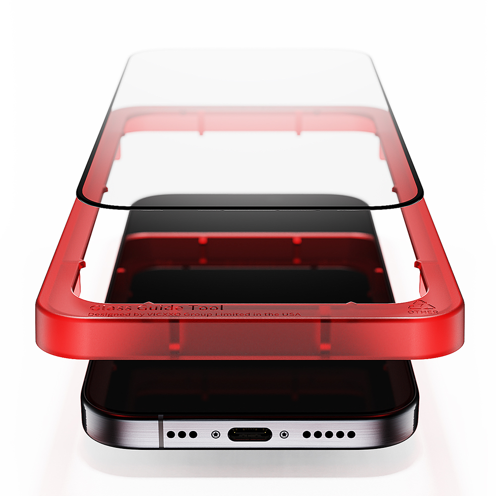 빅쏘 4D 풀커버 강화유리 필름 아이폰16 프로, 1매입