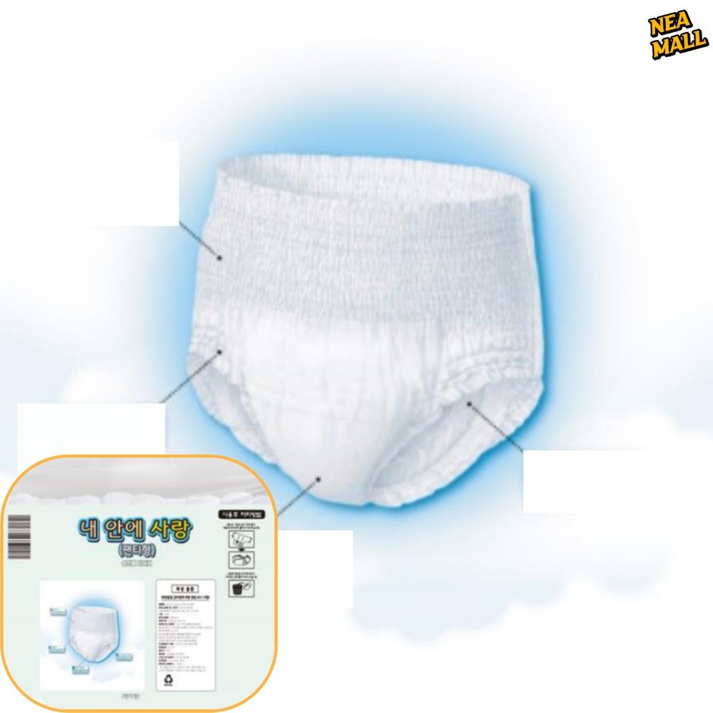 ML 중형 80개 요실금팬티기저귀 성인용팬티기저귀 노인