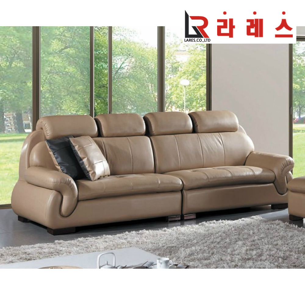 엘리나5 가죽 4인 소파