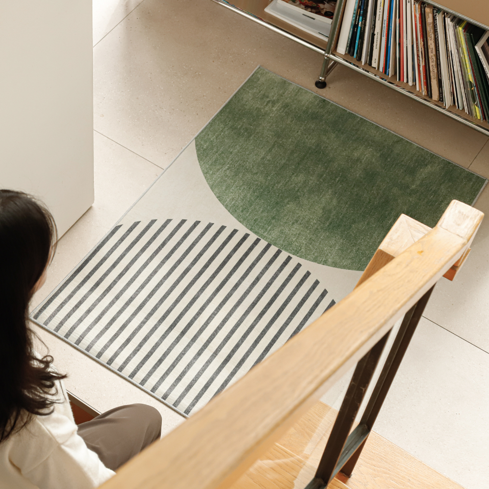 워셔블 거실 러그 카페트 사계절 러그매트 빈티지 러그 140x200