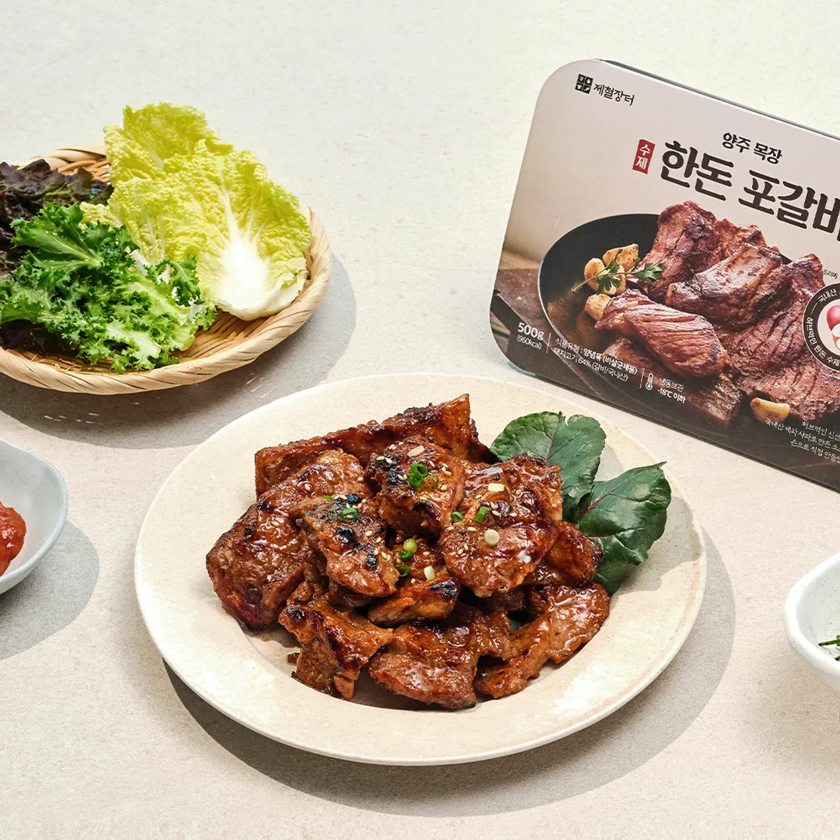 국내산 수제 한돈 포갈비 500g - 상세 이미지 3