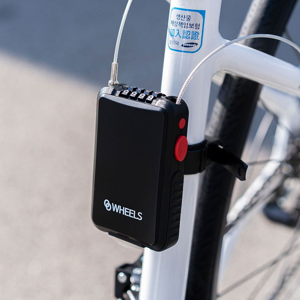 오투휠스 자전거 킥보드 유모차 자물쇠 A125 다용도 도난방지