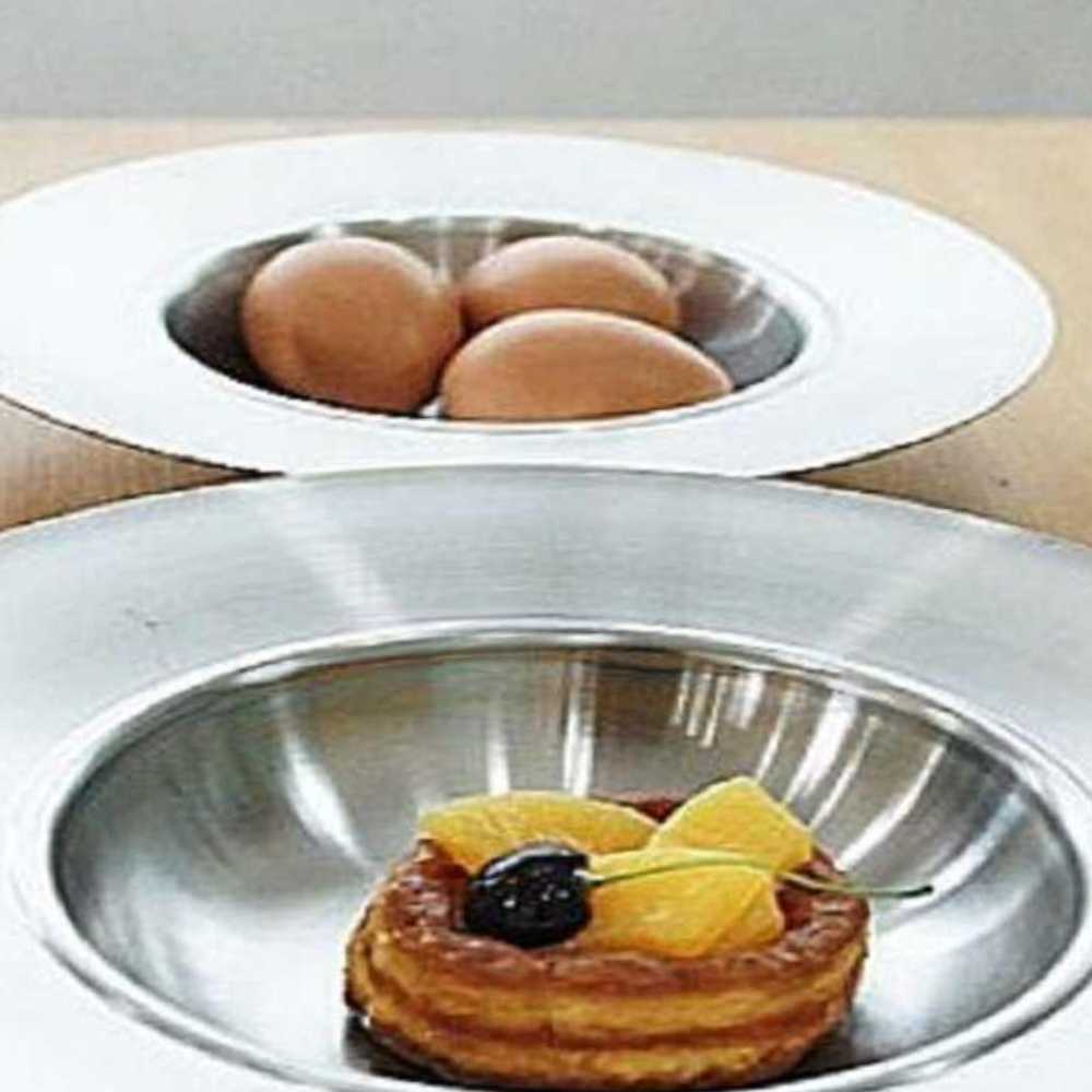 오므 카레담기 클레어 UFO 접시 2size 샐러드접시 스테인리스접시 메쉬 : OUHS